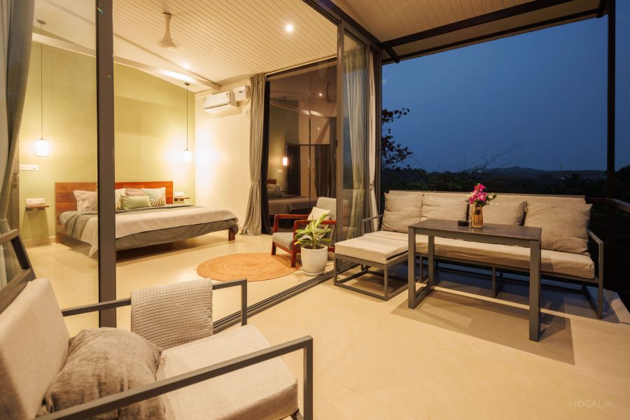 bedroom balcony