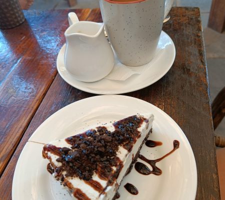 foof cheesecake coffe