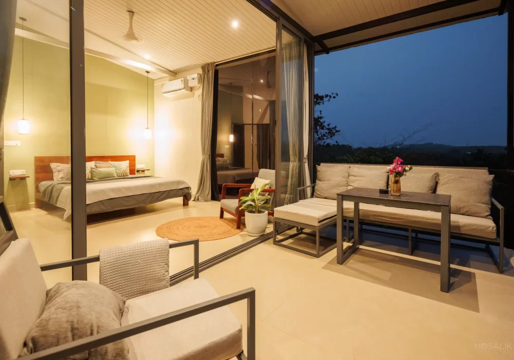 hill bedroom balcony
