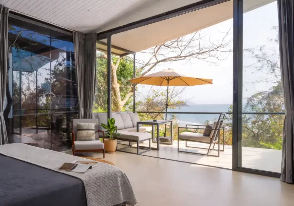 hill bedroom view